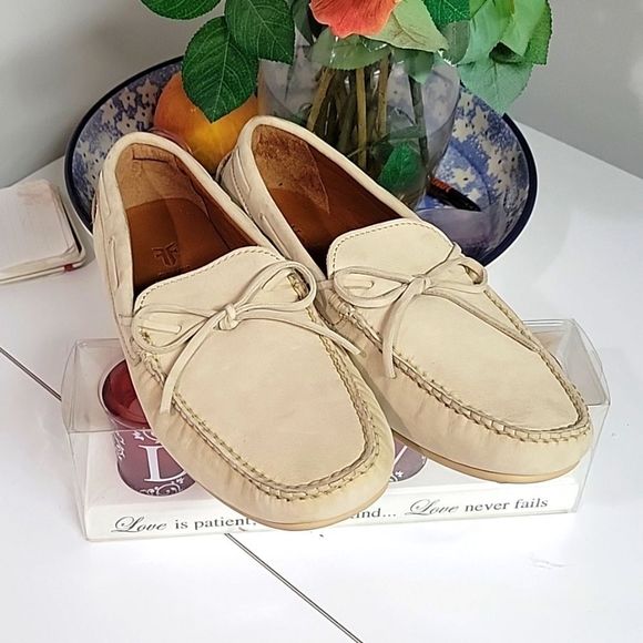 NEW MENS FRYE BOAT SHOES / DRIVING SHOES MOCCASINS. 9D W main image 13